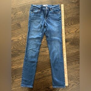 Loft women’s 26/2 modern skinny stretch blue denim jeans
